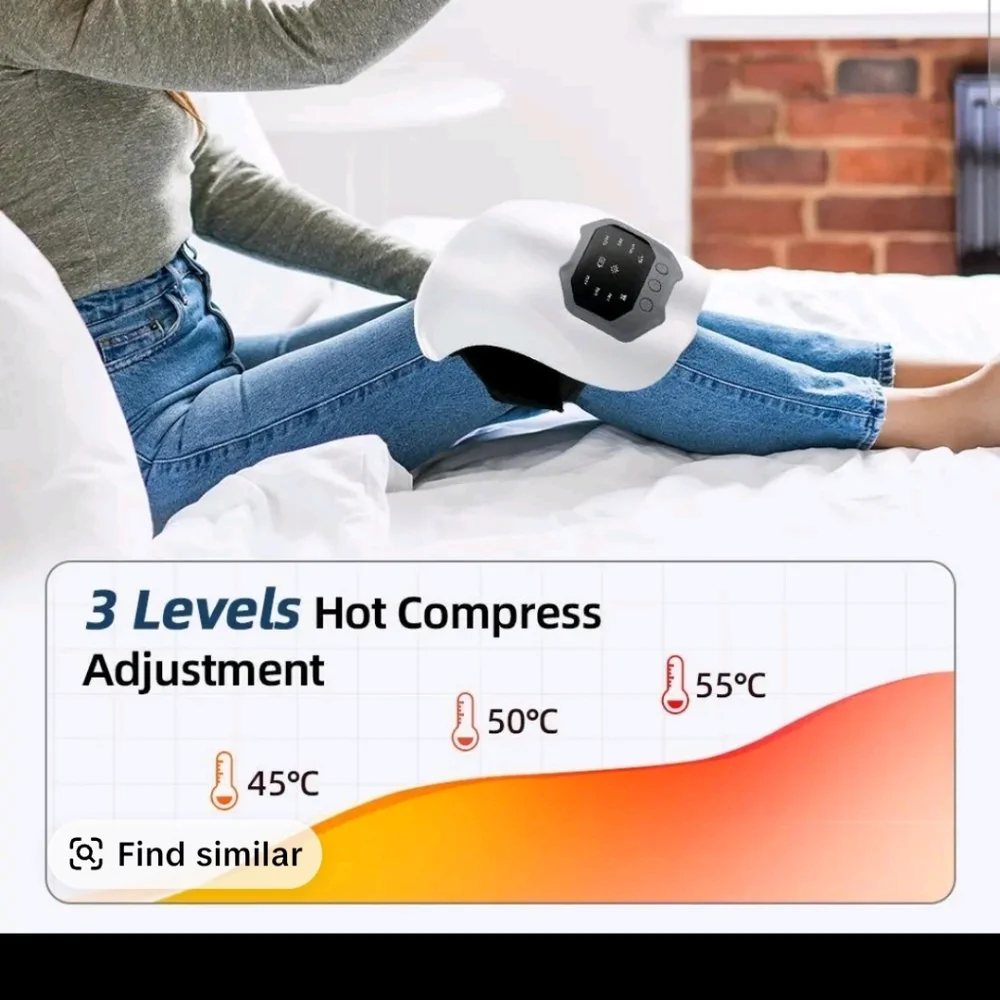 LED Light Therapy KNEEMassager - White